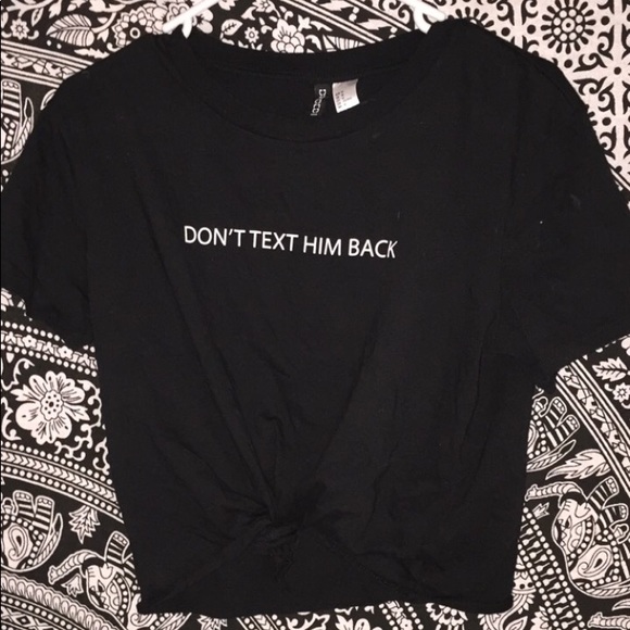 H&M Tops - Black Crop Top